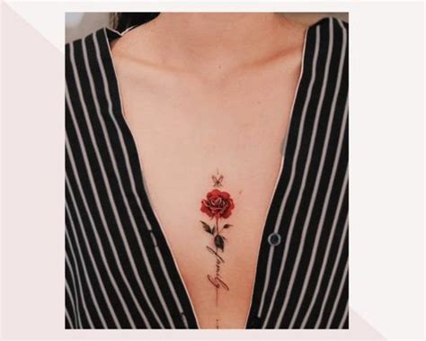 center boob tattoos|Breast tattoos for women